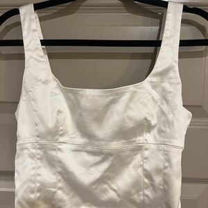 Wilfred Ivory Satin Top